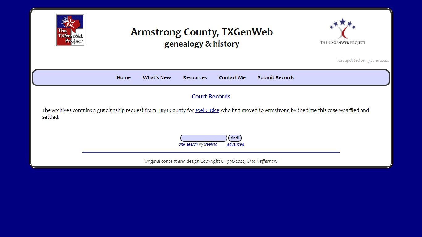 Court Records | Armstrong County, TXGenWeb